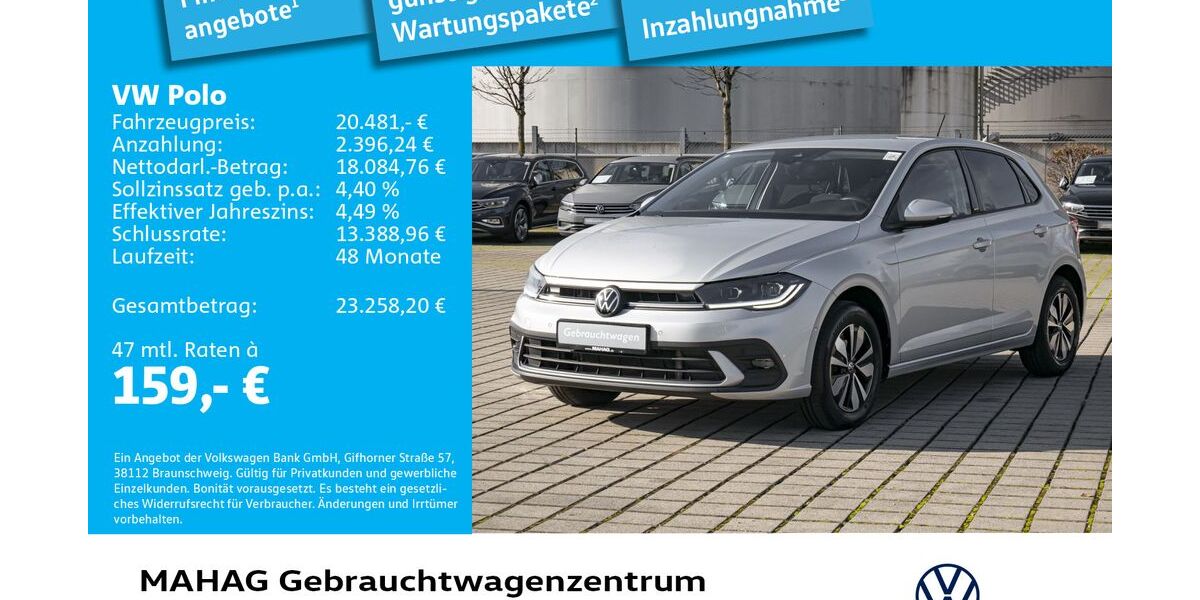 VW Polo 49.287 km 20.481 &euro; München 80935