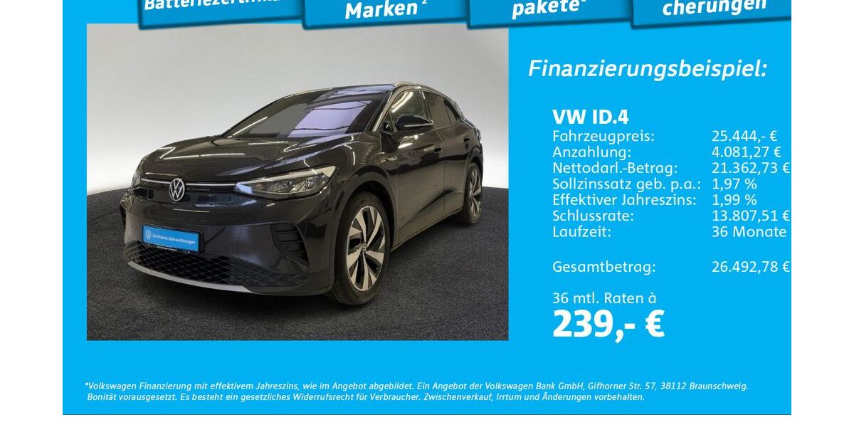 VW ID.4 48.746 km 25.444 &euro; Hamburg 22761