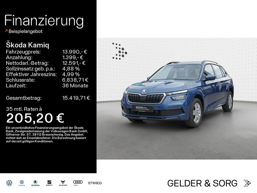 Skoda Kamiq 83.500 km 13.990 € Coburg 96450