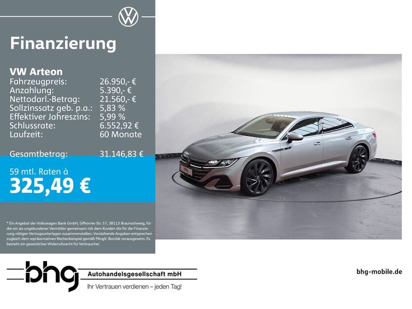 VW Arteon 107.700 km 25.980 € Ettlingen 76275