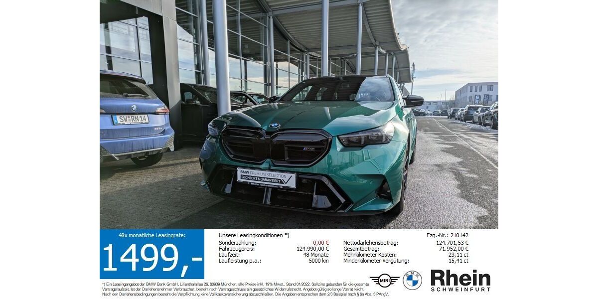 BMW M5 5.699 km 120.890 &euro; Schweinfurt 97424