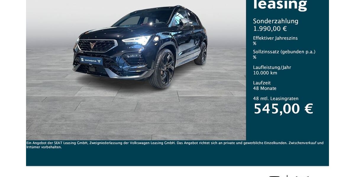 Cupra Ateca 1.990 km 51.960 &euro; Dortmund 44269