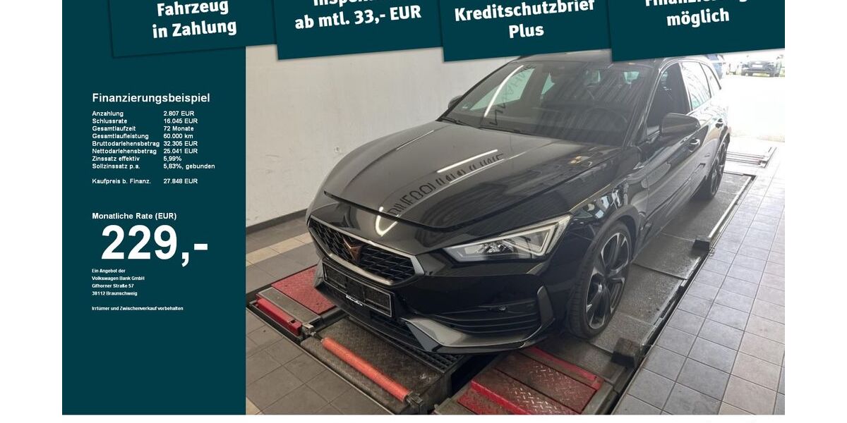 Cupra Leon 32.610 km 27.748 &euro; Immenstadt 87509