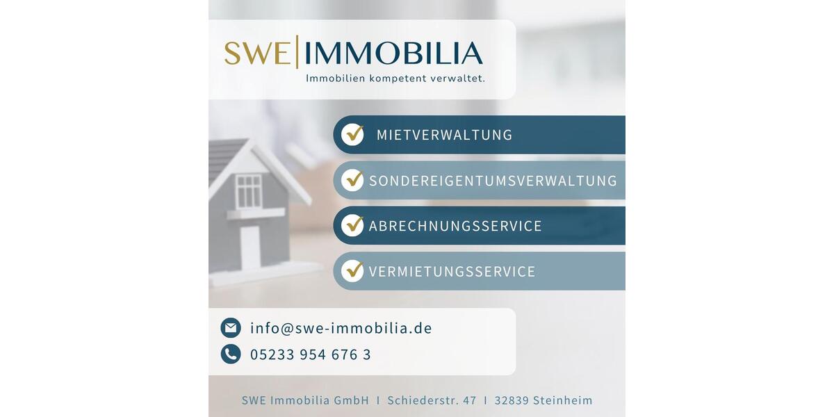Etagenwohnung Porta Westfalica - 3 Zimmer, 74 m&sup2;, 1.000&euro; | Angebot:25571554