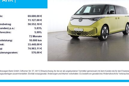 VW ID. Buzz 9.900 km 69.680 &euro; Plattling 94447
