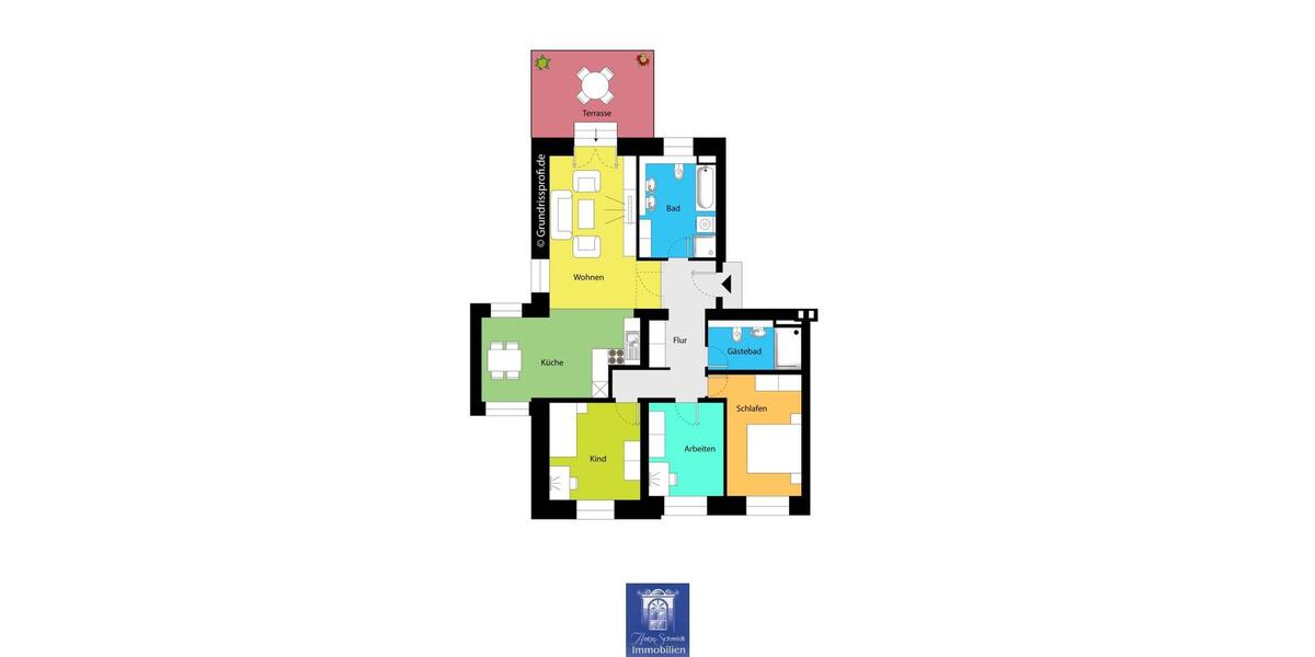 Erdgeschoßwohnung Großröhrsdorf - 4 Zimmer, 95 m&sup2;, 850&euro; | Angebot:25478302