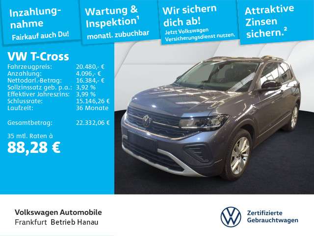 VW T-Cross 15.277 km 20.480 &euro; Hanau 63452