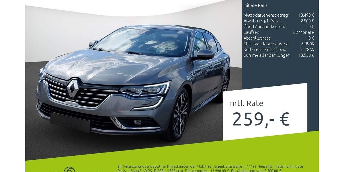 Renault Talisman 68.000 km 15.620 &euro; Stuhr 28816