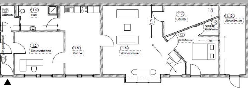 Wunderschönes, großzügiges Haus mit EBK, Sauna, Balkon und Kamin 8 zimmer