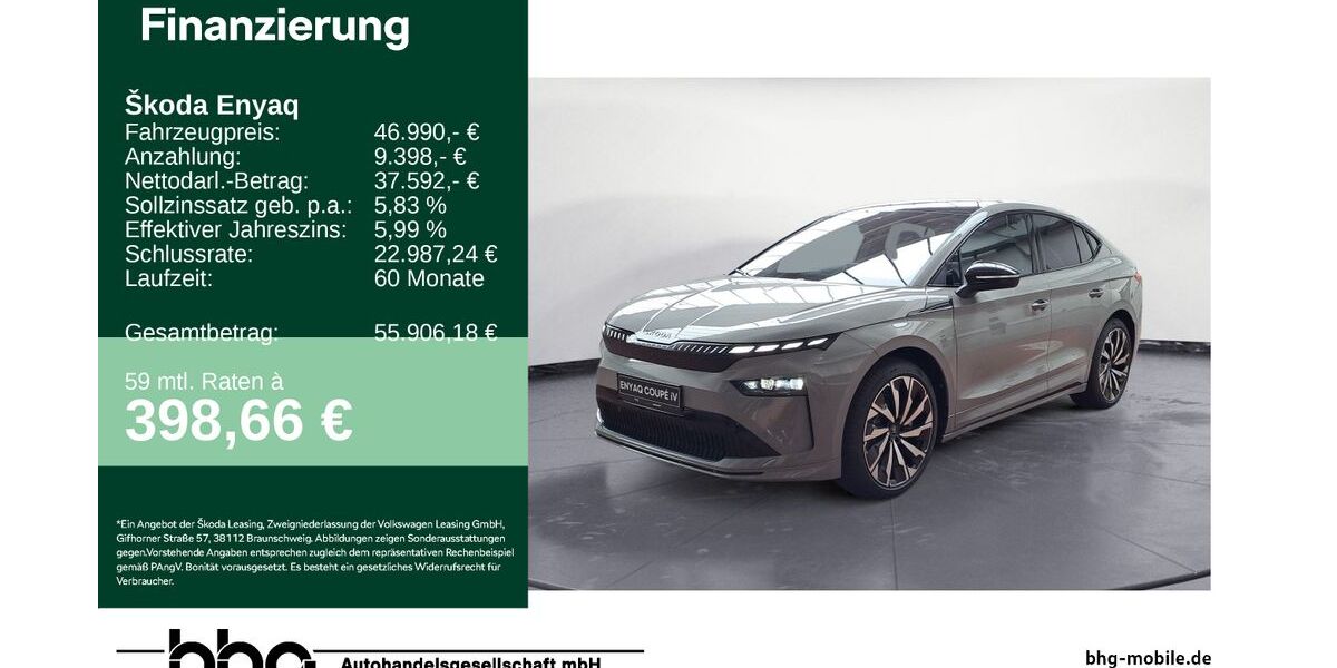 Skoda Enyaq 8.999 km 46.990 &euro; Ettlingen 76275