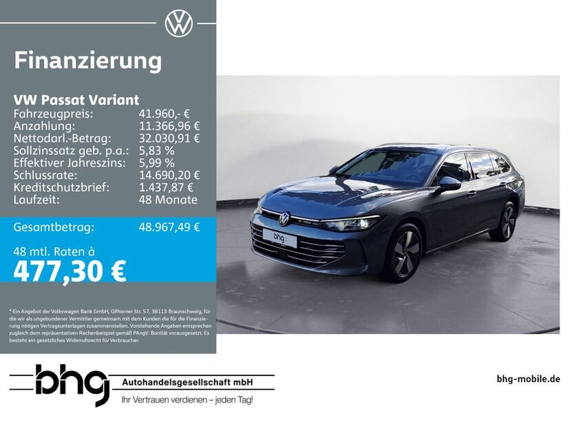 VW Passat Variant 14.930 km 41.960 € Bühl 77815