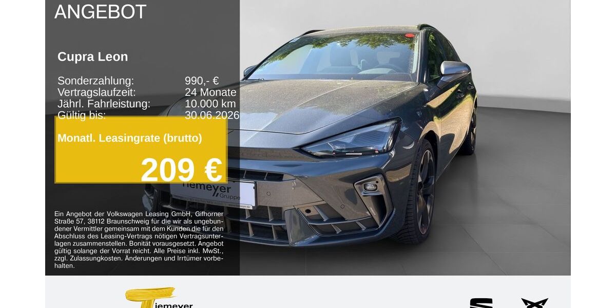 Cupra Leon 22.742 km 30.890 &euro; Lüdenscheid 58513