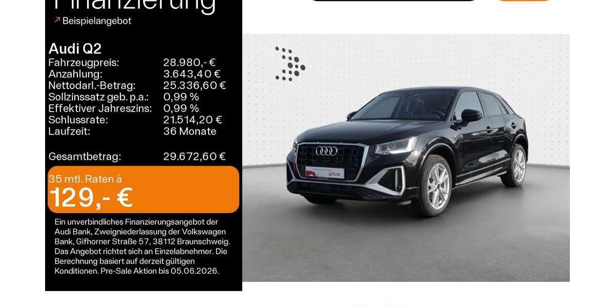 Audi Q2 17.037 km 28.780 &euro; Haßfurt 97437