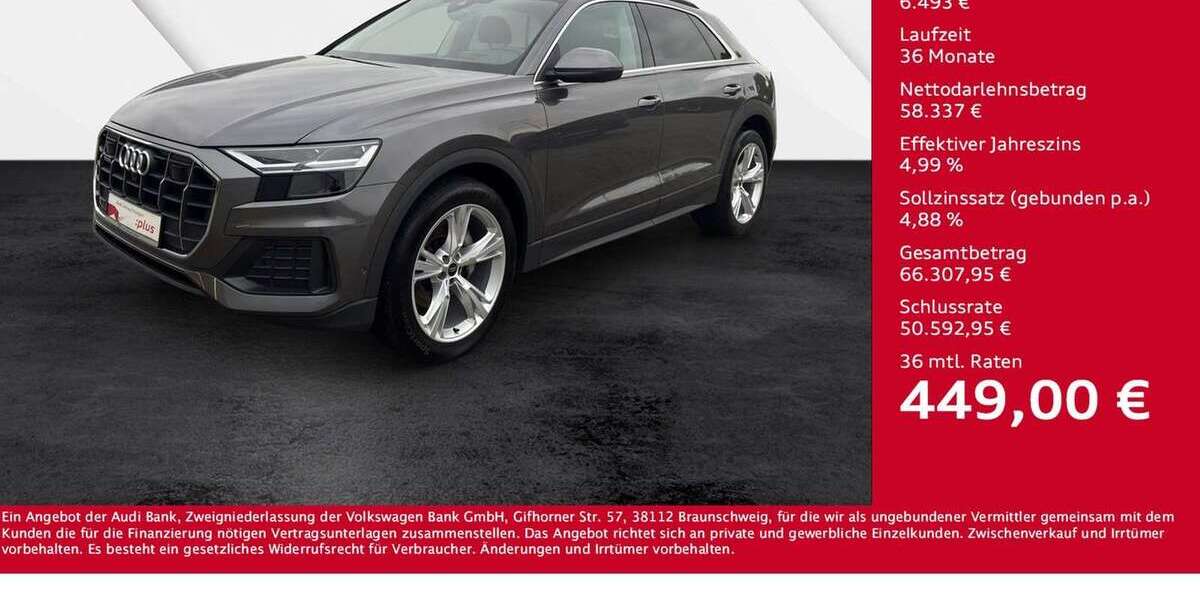 Audi Q8 29.100 km 64.830 € Gießen 35394
