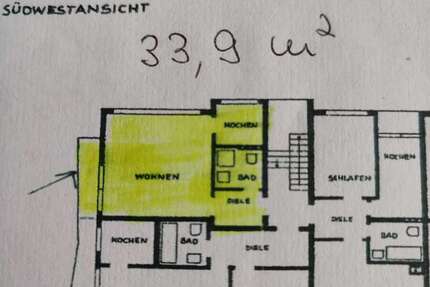 Wohnung zum Kaufen in Stuttgart 125.000 € 33.9 m² 1 zimmer