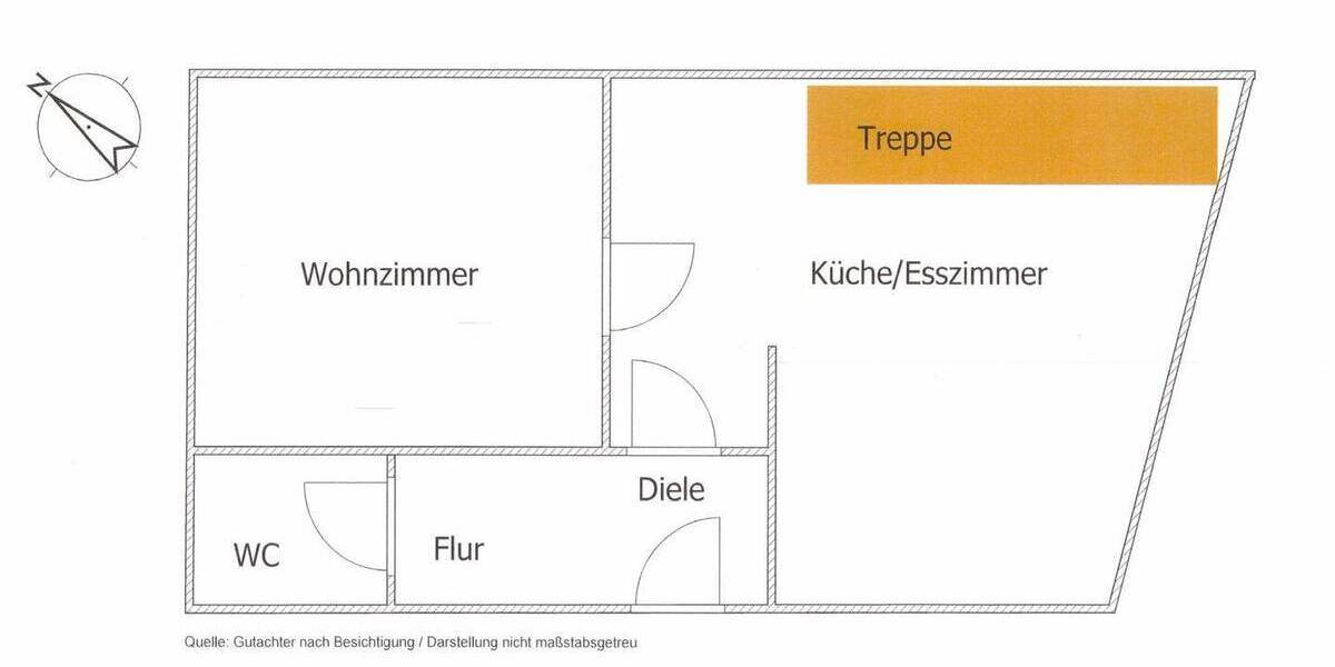 Reihenendhaus Wellen - 3 Zimmer, 56 m&sup2;, 95.000&euro; | Angebot:26410319