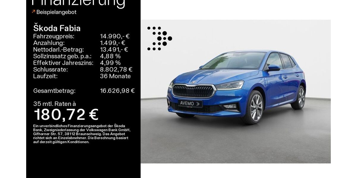 Skoda Fabia 103.077 km 14.990 &euro; Haßfurt 97437