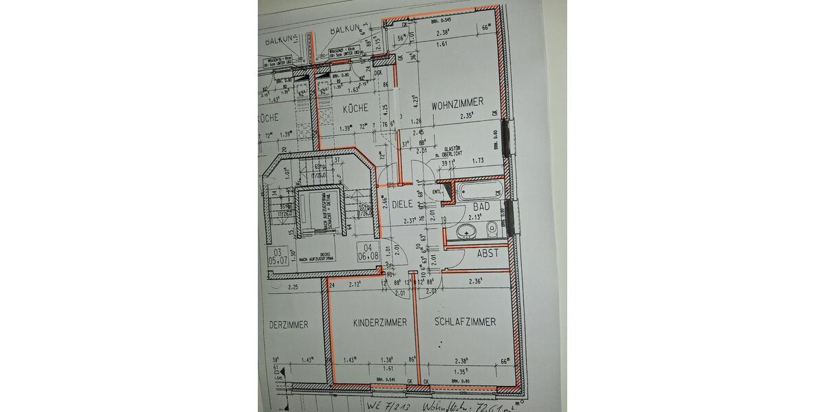 Etagenwohnung Schkeuditz - 3 Zimmer, 73 m&sup2;, 550&euro; | Angebot:26232895