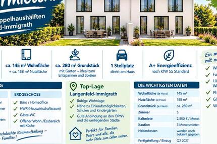 Haus Langenfeld (Rheinland) - 5 Zimmer, 145 m&sup2;, 2.500&euro; | Angebot:27615756