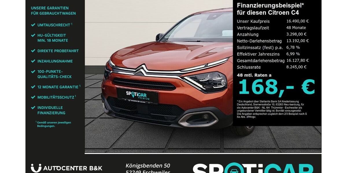 Citroen C4 47.560 km 16.490 &euro; Eschweiler 52249