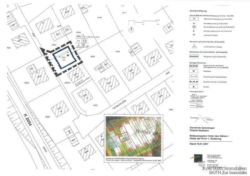 Grundstück Gemmingen / Stebbach Stebbach - 140.000&euro; | Angebot:25660549