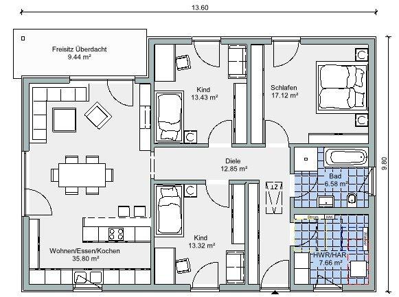 Bungalow Hammelburg - 4 Zimmer, 116 m&sup2;, 404.395&euro; | Angebot:26759980