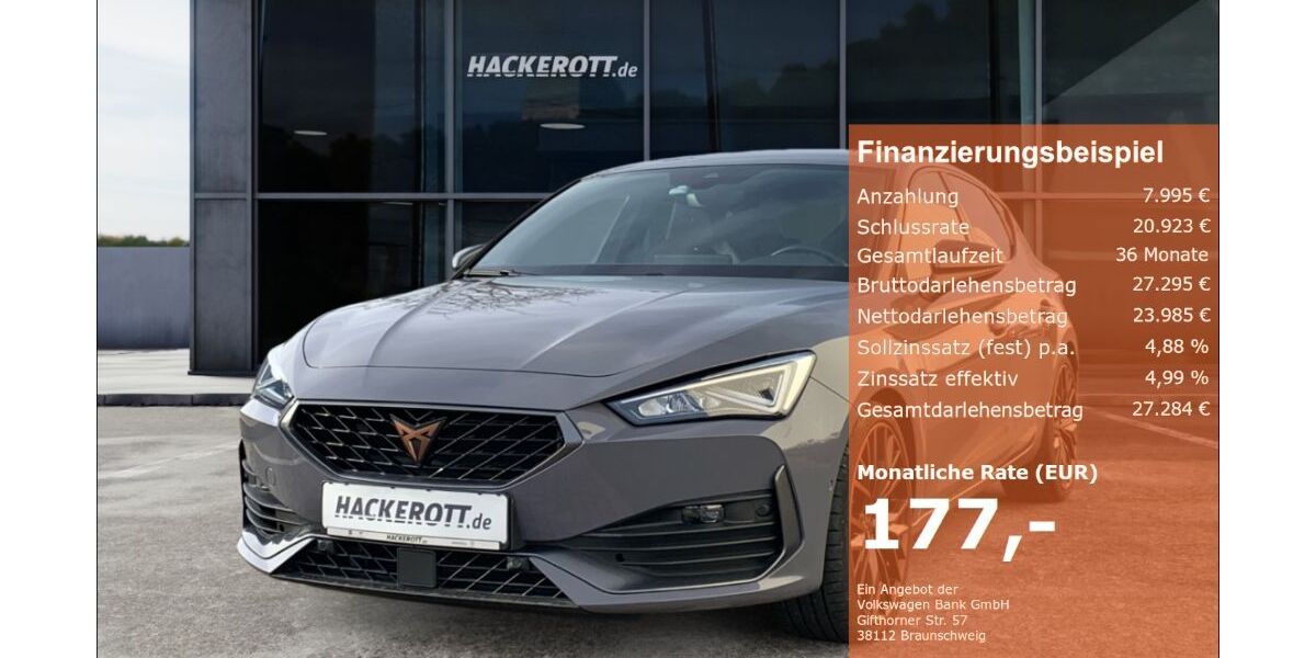 Cupra Leon 53.421 km 31.980 &euro; Laatzen 30880