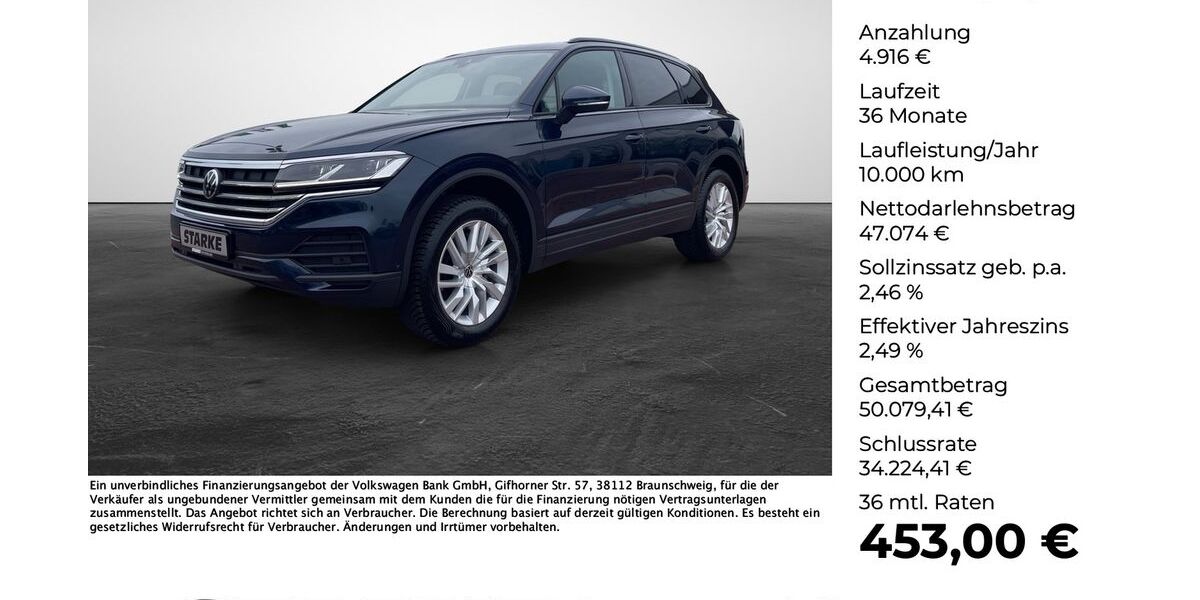 VW Touareg 22.295 km 51.990 &euro; Versmold 33775