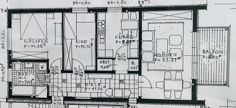 Hochparterre Rotenburg an der Fulda - 3 Zimmer, 85 m&sup2;, 730&euro; | Angebot:26223326