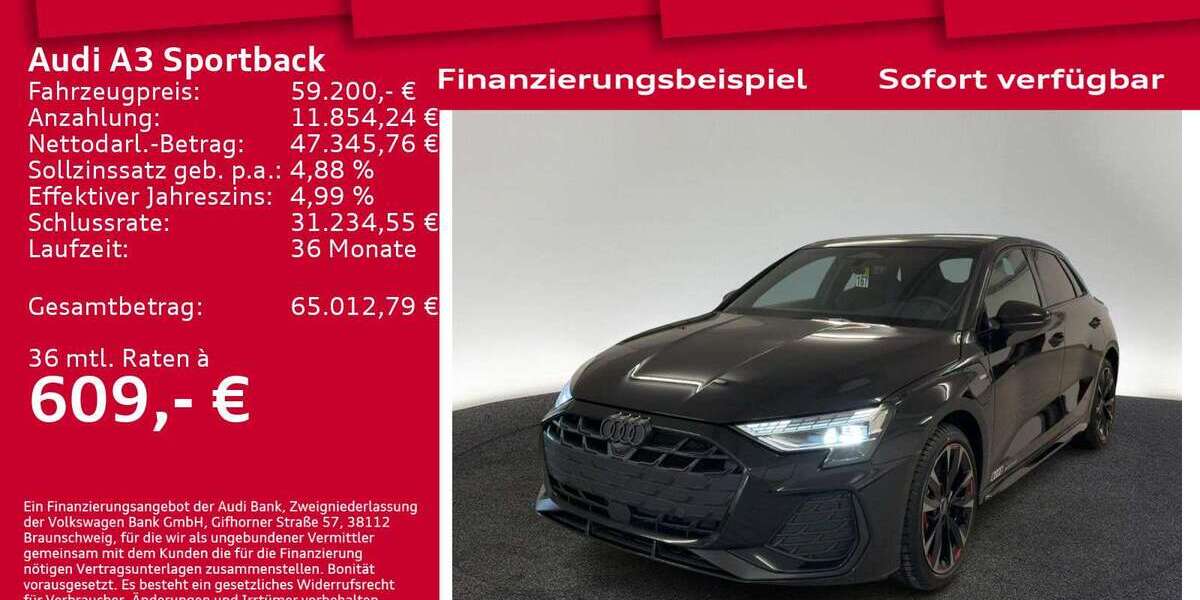 Audi A3 6.001 km 59.200 &euro; Berlin 12489
