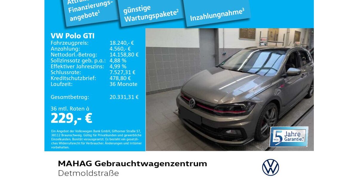 VW Polo 69.920 km 18.240 &euro; München 80935