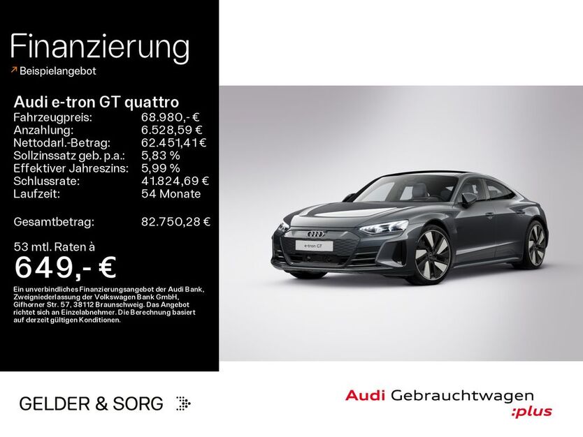 Audi e-tron GT 10.000 km 68.980 € Haßfurt 97437
