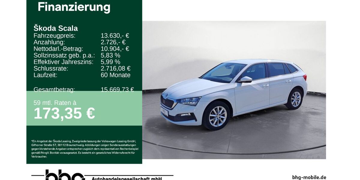 Skoda Scala 120.926 km 13.630 &euro; Durmersheim 76448