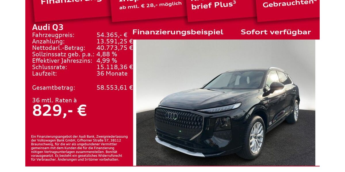 Audi Q3 9.500 km 50.900 &euro; Berlin 12489