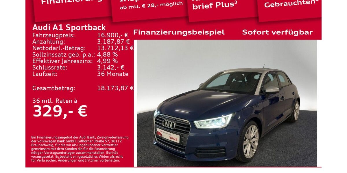 Audi A1 94.600 km 16.900 &euro; Berlin 12489