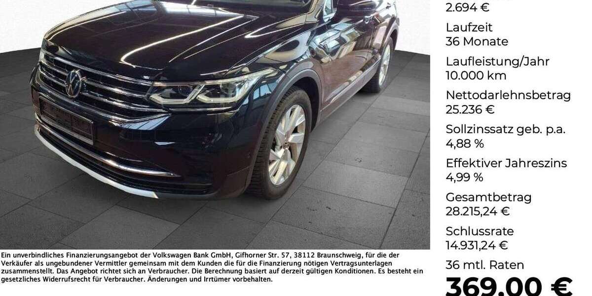 VW Tiguan 52.208 km 27.645 &euro; Osnabrück 49078
