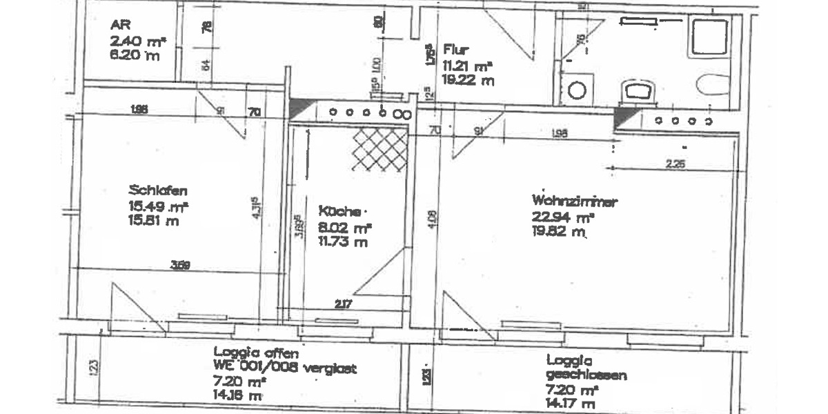 Wohnen mit Mehrwert: 2-Raum-Wohnung mit großzügigem Doppel-Wintergarten in Gera-Bieblach! - Erdgeschoßwohnung Gera Alt-Bieblach | Angebot:27082956