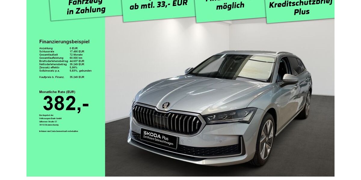 Skoda Superb 27.100 km 35.249 &euro; Memmingen 87700