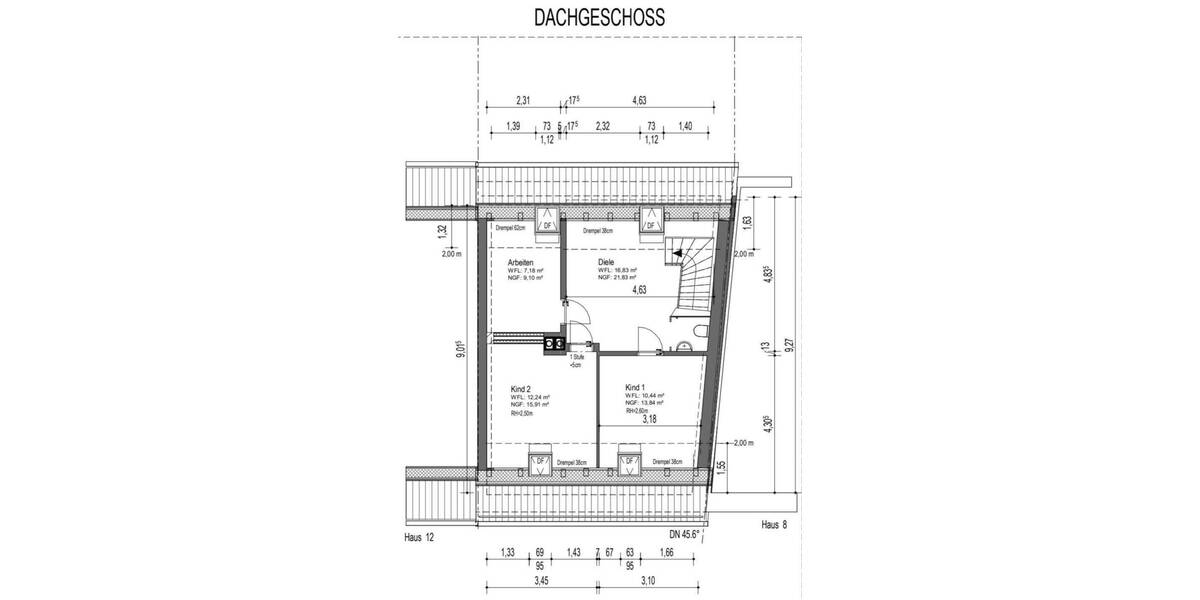 Reihenmittelhaus Oschatz - 6 Zimmer, 164 m&sup2;, 1.100&euro; | Angebot:25733596