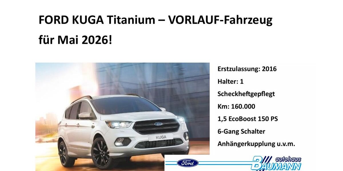 Ford Kuga 160.000 km 9.300 &euro; Waghäusel 68753