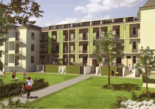 Etagenwohnung Dresden Albertstadt - 2 Zimmer, 67 m&sup2;, 640&euro; | Angebot:26309916