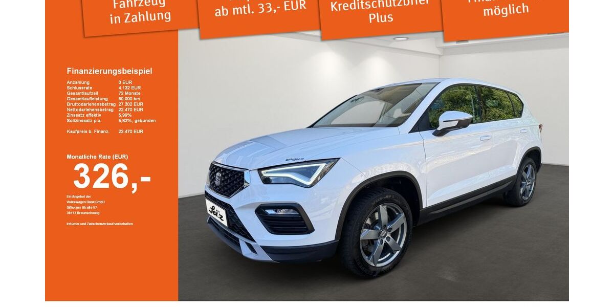 Seat Ateca 132.900 km 22.470 &euro; Lindenberg 88161