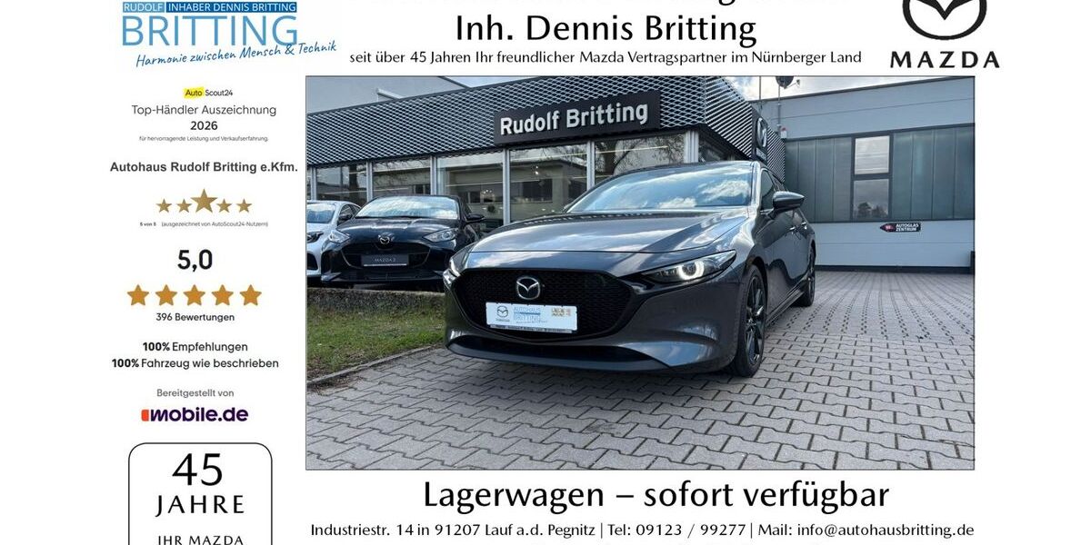 Mazda 3 74.500 km 20.890 &euro; Lauf 91207