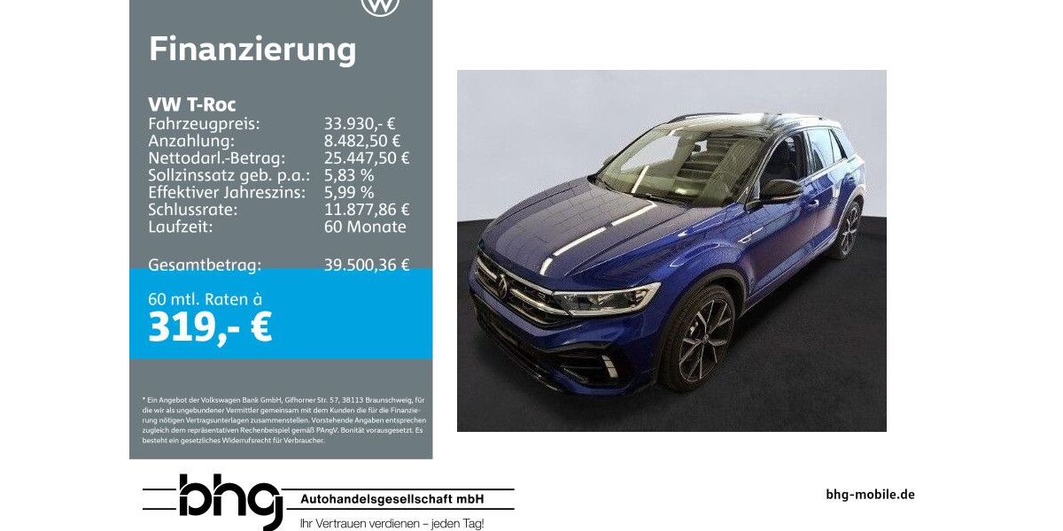 VW T-Roc 56.164 km 33.930 &euro; Kehl 77694