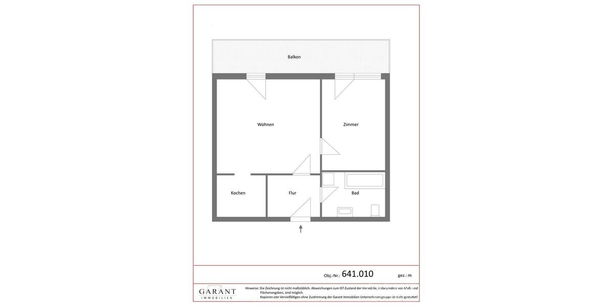 Etagenwohnung Ainring/Mitterfelden Perach - 2 Zimmer, 49 m&sup2;, 150.000&euro; | Angebot:26345527