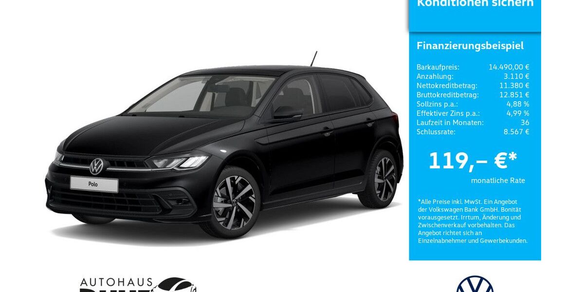 VW Polo 43.344 km 14.490 &euro; Dinklage 49413