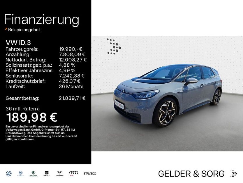 VW ID.3 39.600 km 19.990 € Lichtenfels 96215