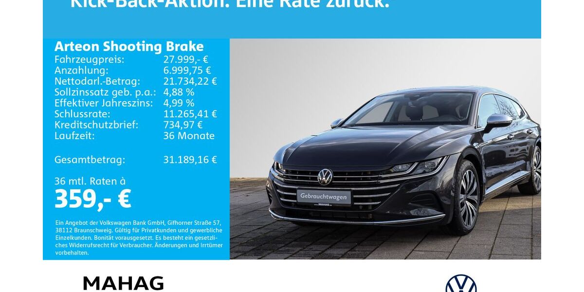 VW Arteon 20.887 km 27.710 &euro; Ottobrunn 85521