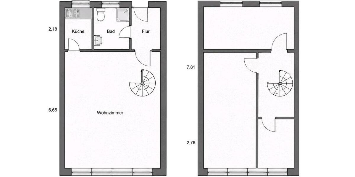 Maisonettenwohnung Langgöns - 4 Zimmer, 90 m&sup2;, 230.000&euro; | Angebot:27262854
