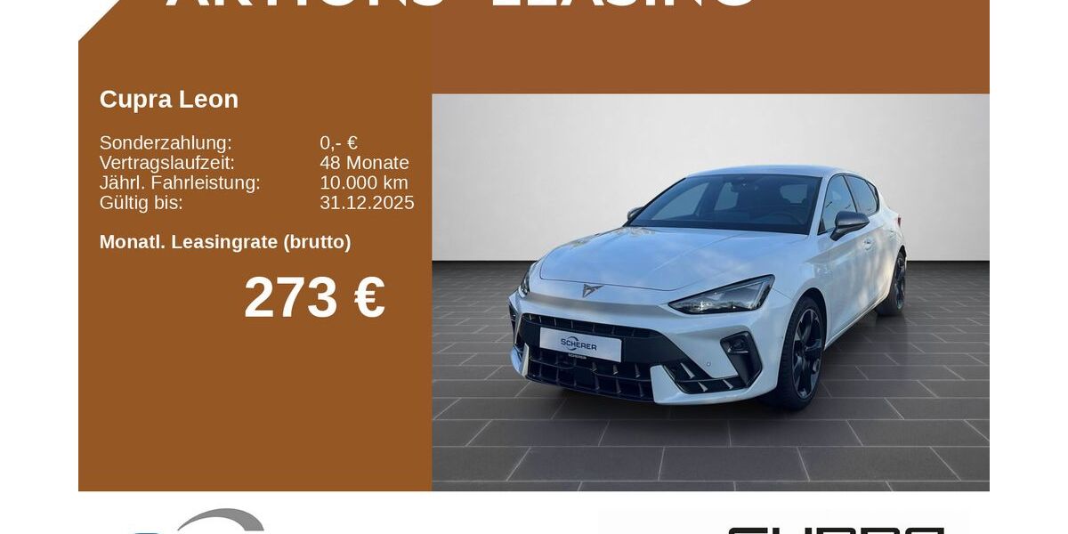 Cupra Leon 24.128 km 28.200 € Mainz 55129